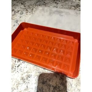 Vintage Tupperware Paprika Red 1292-4 With Lid